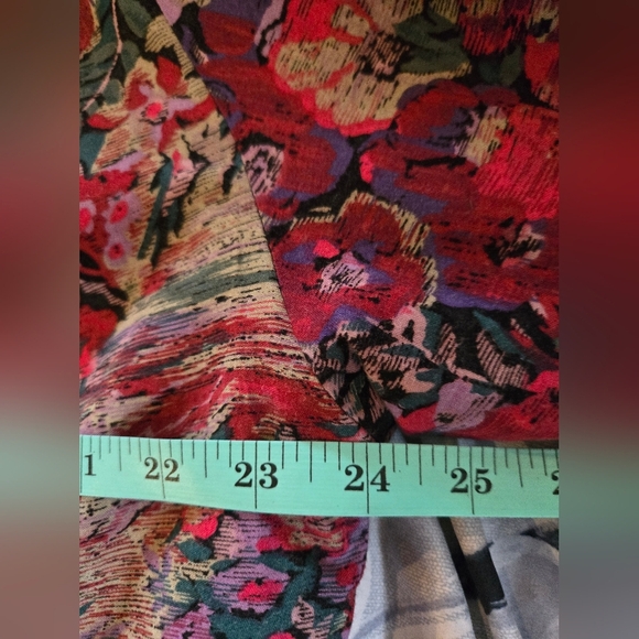 Glensport | Red and Pink Floral Bomber Jacket, Size 9/10 - Picture 5 of 6